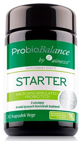 Aliness Probiobalance STARTER 4 mld Wsparcie Jelit Probiotyki 30 vkaps