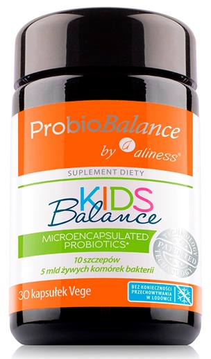 Aliness ProbioBalance KIDS Balance 5mld Wsparcie Jelit Probiotyki 30 vkaps