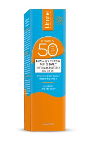 Nawilżający Ochronny Krem do Twarzy SPF50+
