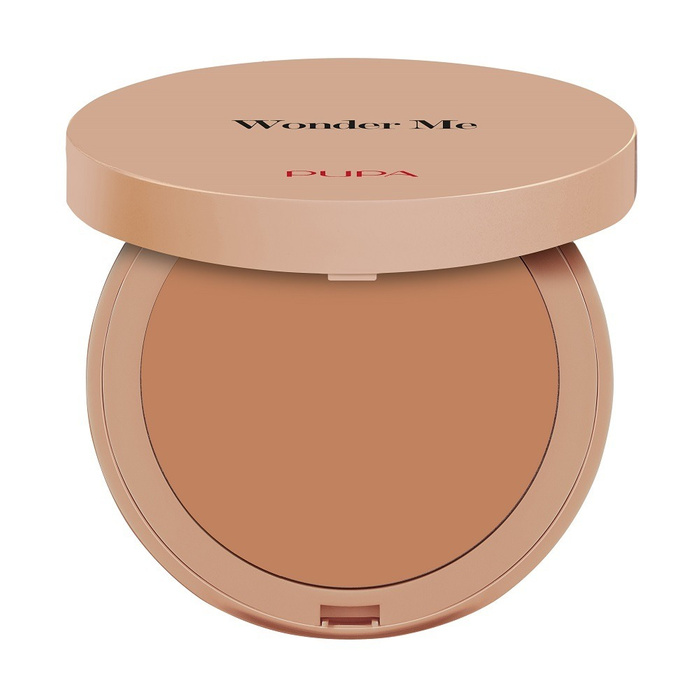 Wonder Me Bronzer kompaktowy puder brązujący dla doskonałej skóry odcień 002 - Medium Warm