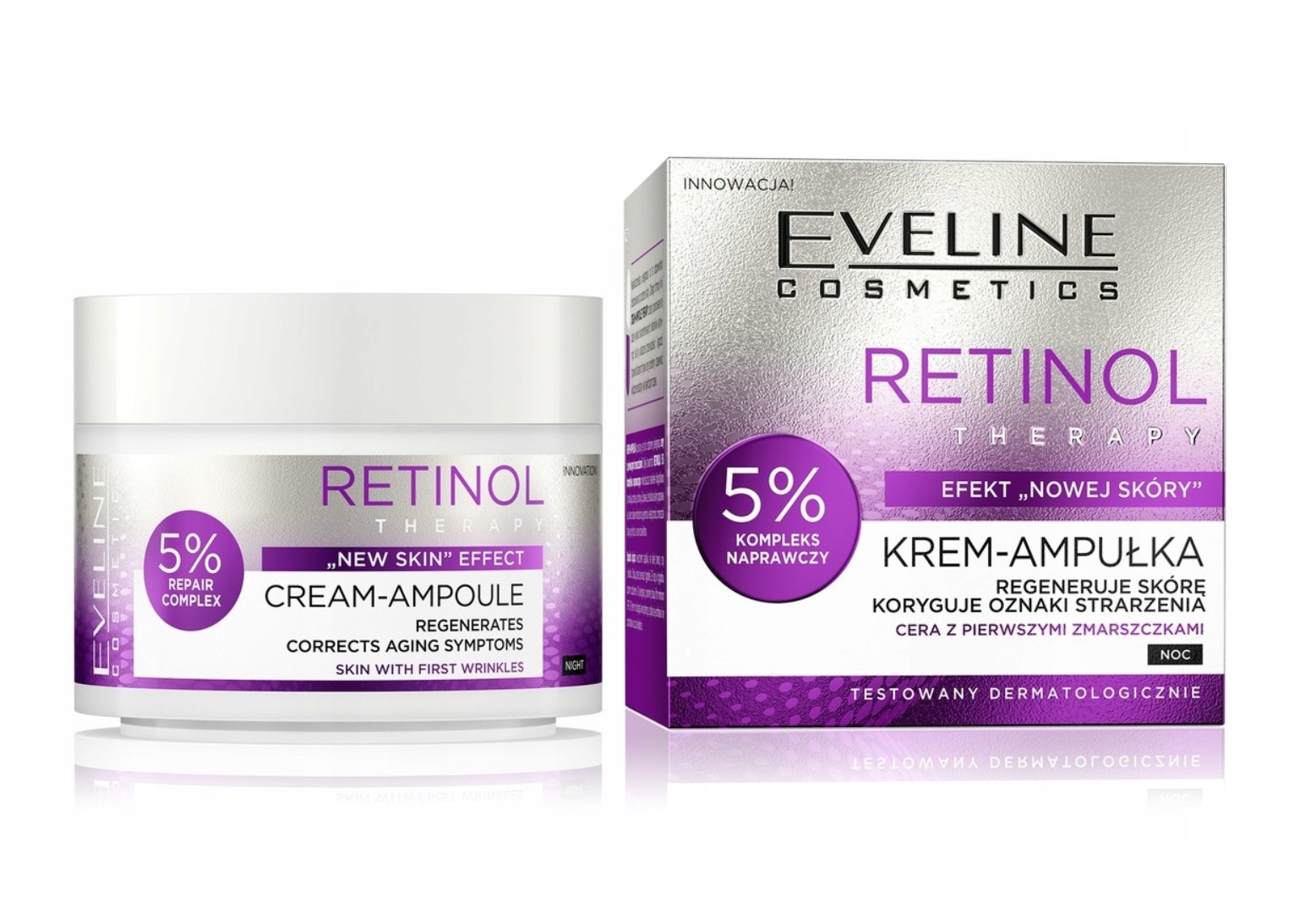Eveline Krem-Ampułka Retinol Efekt Nowej Skóry