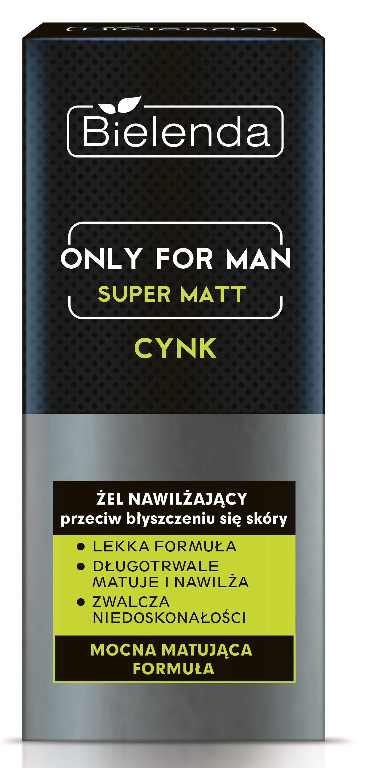 Only for Man Żel Nawilżający Przeciw Błyszczeniu się Skóry Super Matt