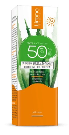 Ochronna Emulsja do Twarzy z Aloesem SPF50