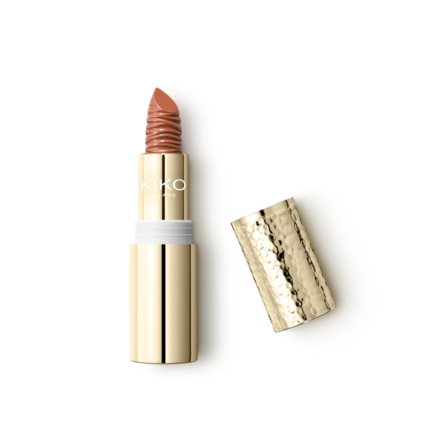Gold Reflections Gleam & Care Lipstick SPF30 kremowa odżywcza pomadka do ust 04 Natural Nutmeg