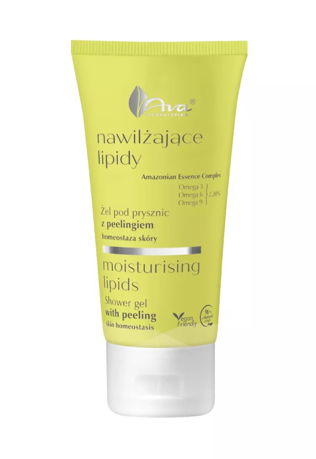 Lipidy Nawilżające Żel pod Prysznic z Peelingiem