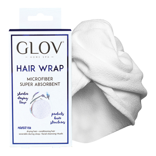 Ultra-Absorbent Premium Hair Towel Wrap Original White