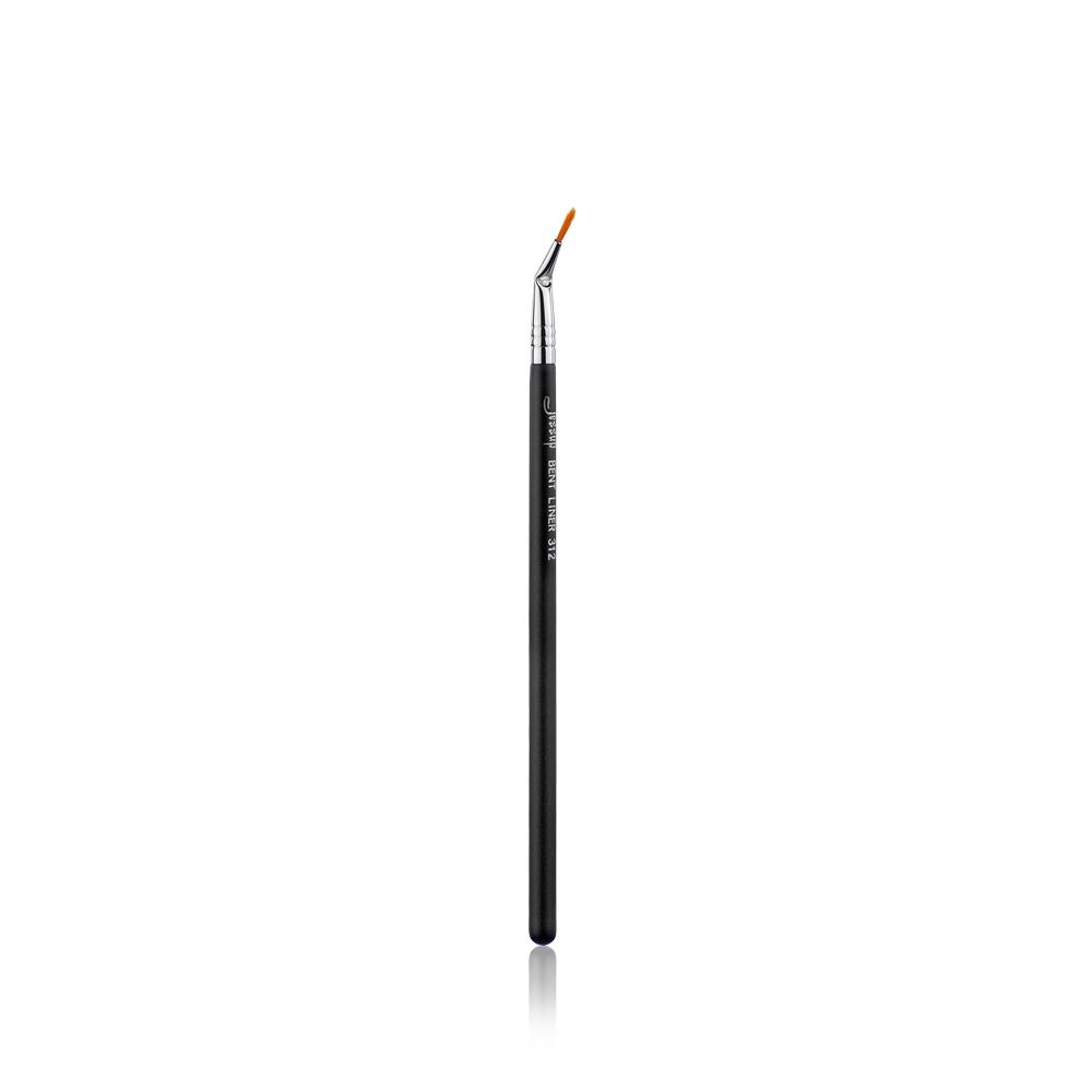 Eyeliner Brush 312 Bent Liner - pędzel do oczu do eyelinera czarny