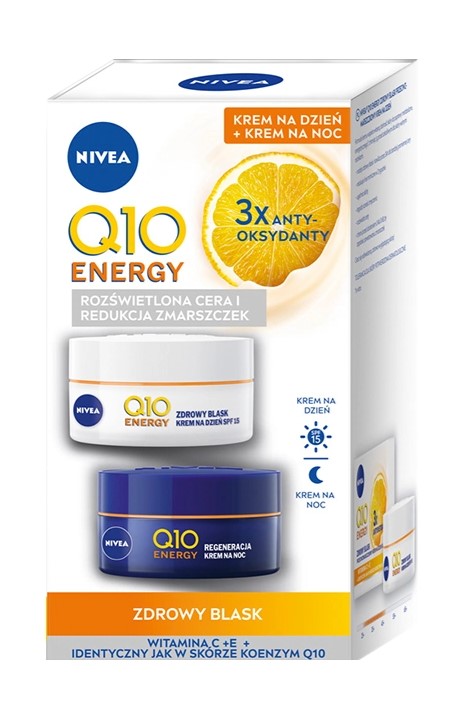 Q10 Energy Zestaw Kremów do Twarzy na Dzień i na Noc