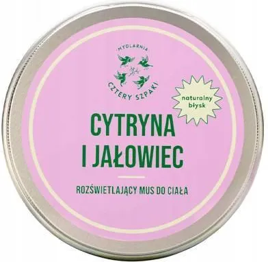 Rozświetlający Mus Cytryna i Jałowiec