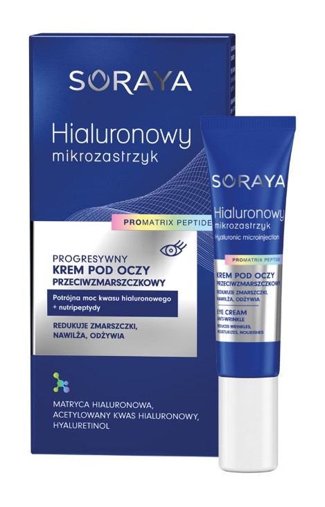 Hialuronowy Mikrozastrzyk Progresywny Krem pod Oczy Przeciwzmarszczkowy