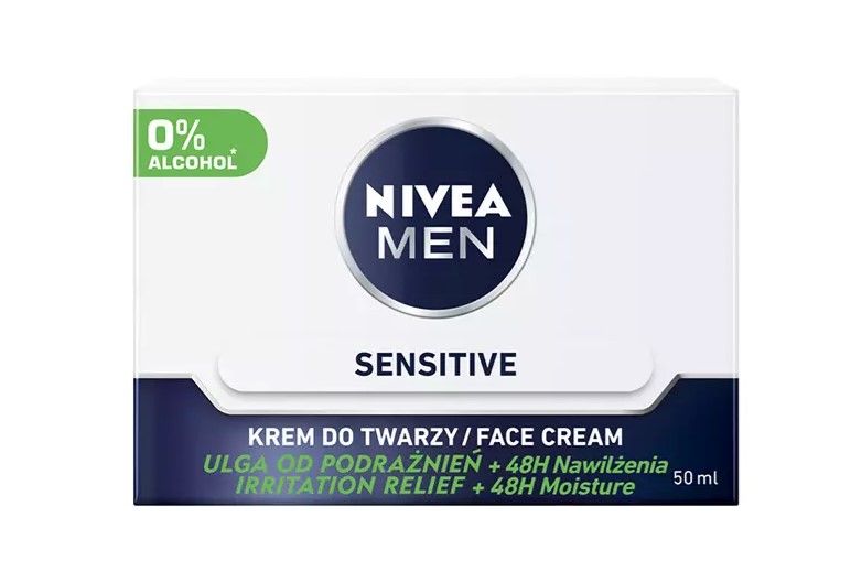 Men Sensitive 48h Nawilżający Krem do Twarzy