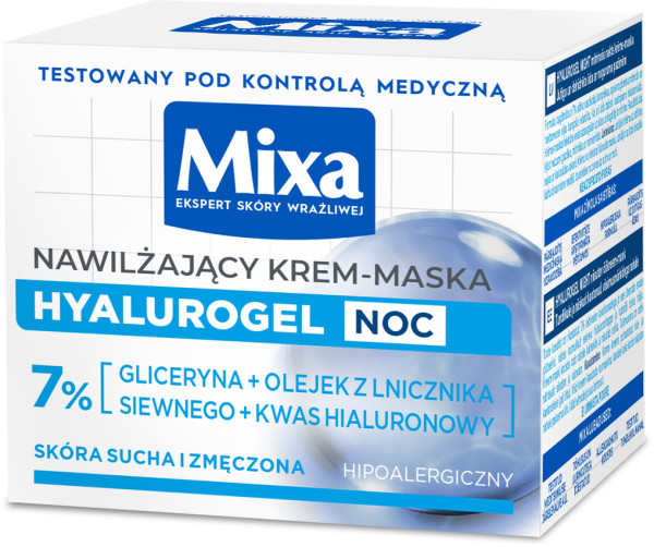 Hyalurogel Nawilżający Krem-Maska na Noc