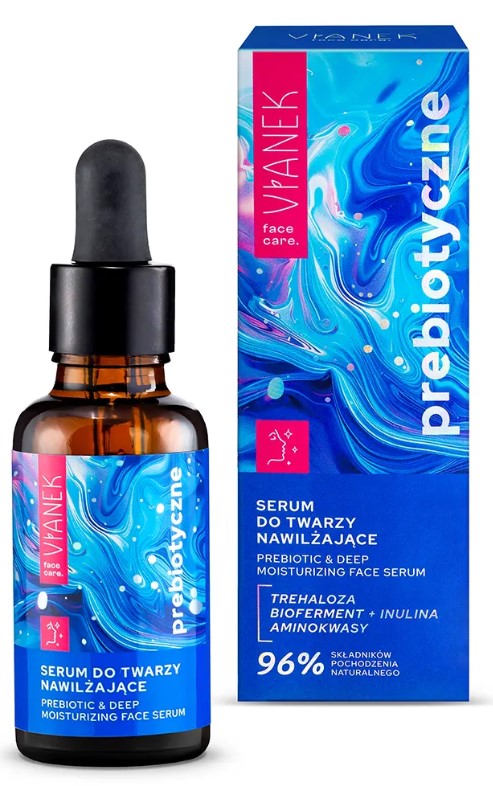 prebiotyczny - nawilżające serum do twarzy z trehalozą