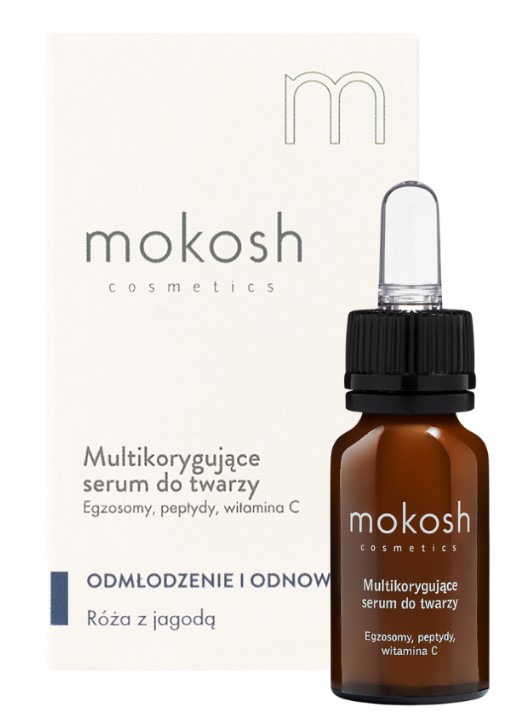 Multikorygujące Serum do Twarzy Róża z Jagodą