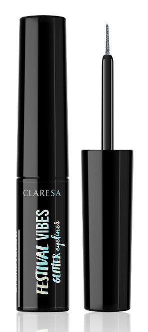 Festival Vibes brokatowy eyeliner 01 Greyglow