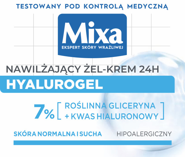 Ekspert Skóry Wrażliwej Hyalurogel Lekki Krem Intensywnie Nawilżający