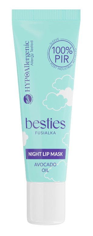 x Besties Fusialka Night Lip Mask Hipoalergiczna maska do Ust na Noc 01 Sunkissed