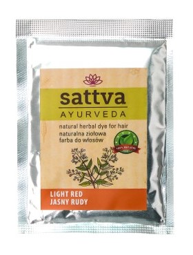 Naturalna Henna - Ziołowa Farba do Włosów Light Red