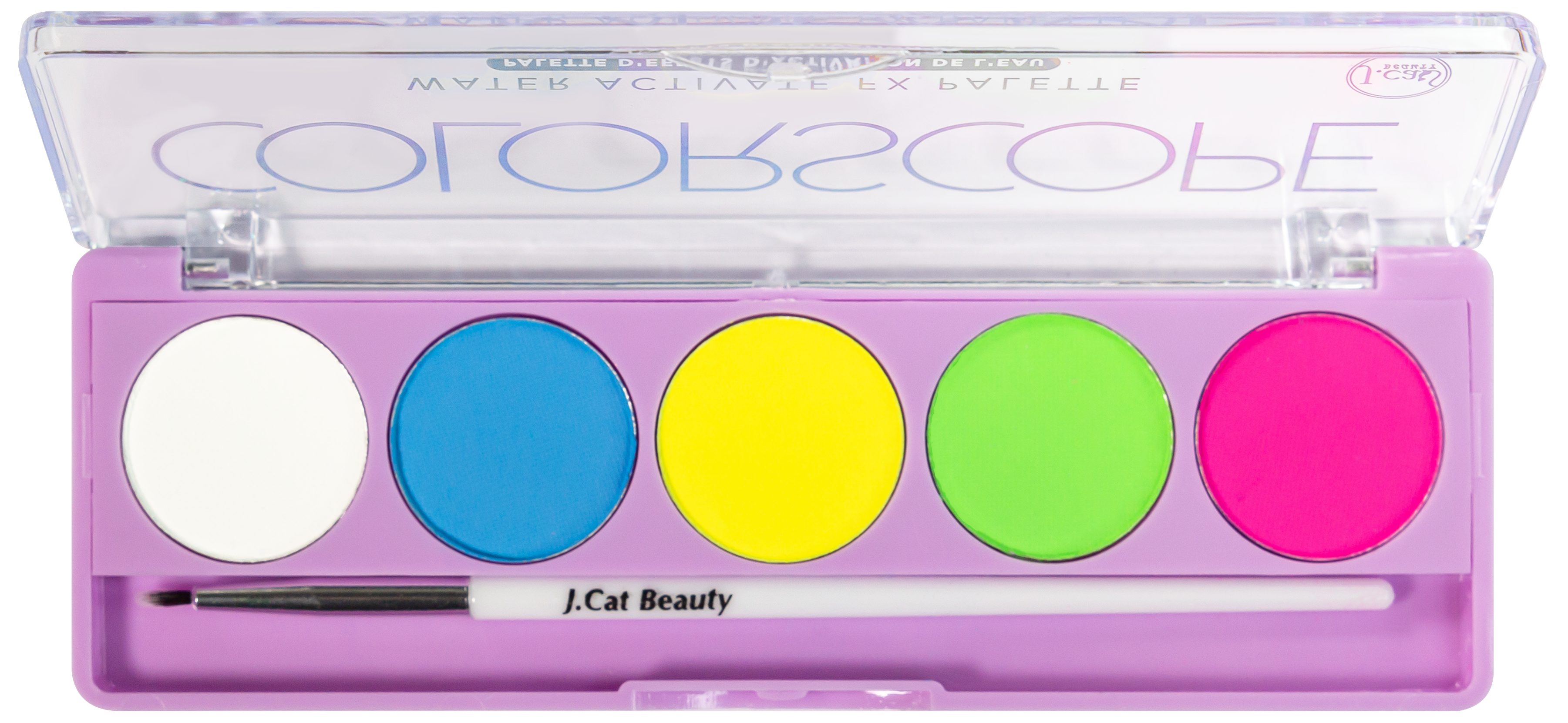 Colorscope Paleta Eyelinerów Aktywowanych Wodą 102 Bright