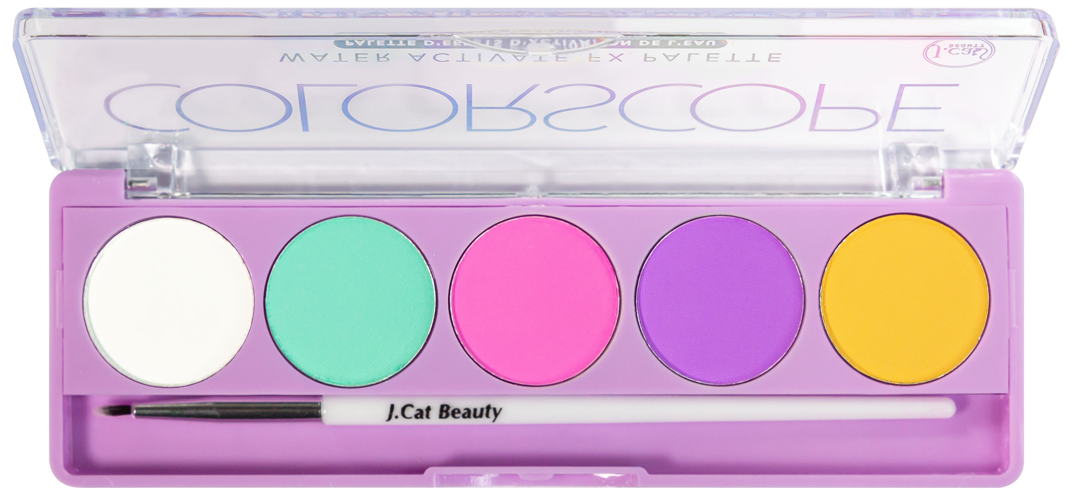 ColorScope paleta do twarzy z pędzelkiem odcień 102 Bright