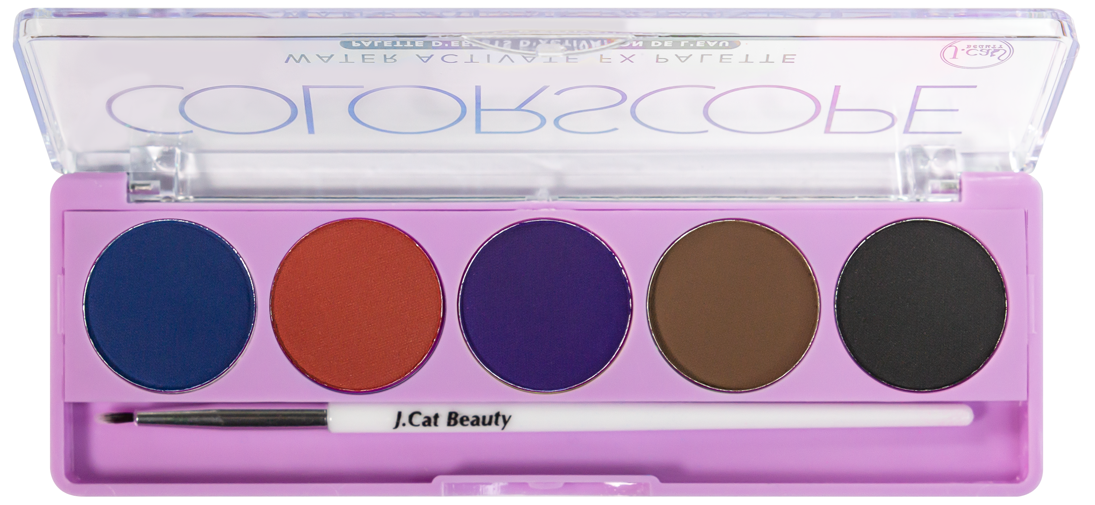 ColorScope paleta do twarzy z pędzelkiem odcień 104 Deep
