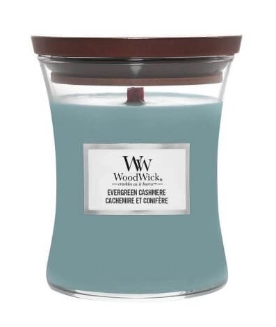Świeca Średnia Evergreen Cashmere