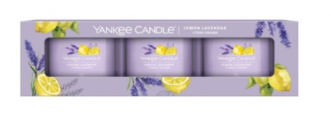Zestaw 3 Świec Lemon Lavender
