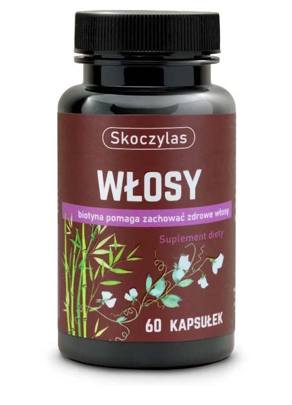 Skoczylas Włosy - kompleksowa formuła dla zdrowych włosów, 60 kapsułek