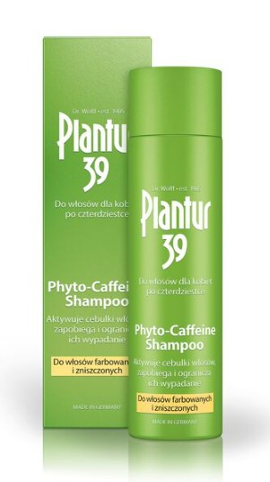 39 Phyto-Caffeine Szampon do Włosów Farbowanych i Zniszczonych