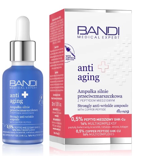 Anti-Aging Ampułka Silnie Przeciwzmarszczkowa z Peptydem Miedziowym