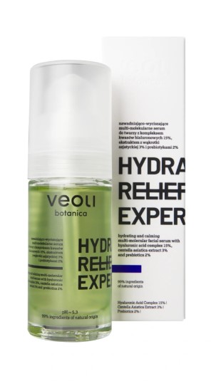 Hydra Relief Expert Nawadniająco-Wyciszające Multi-Molekularne Serum do Twarzy