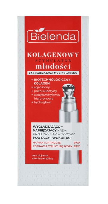 Kolagenowy Stymulator Młodości Wygładzająco-Naprężający Krem pod Oczy i Wokół Ust