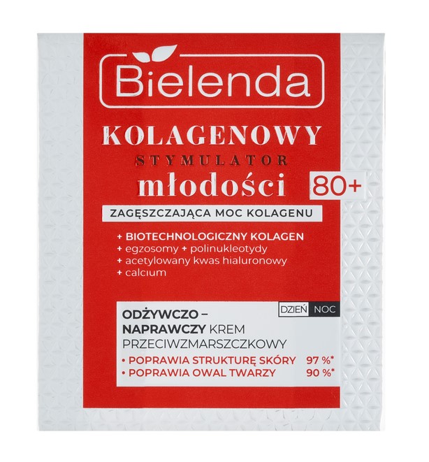 Kolagenowy Stymulator Młodości Odżywczo-Naprawczy Krem Przeciwzmarszczkowy 80+