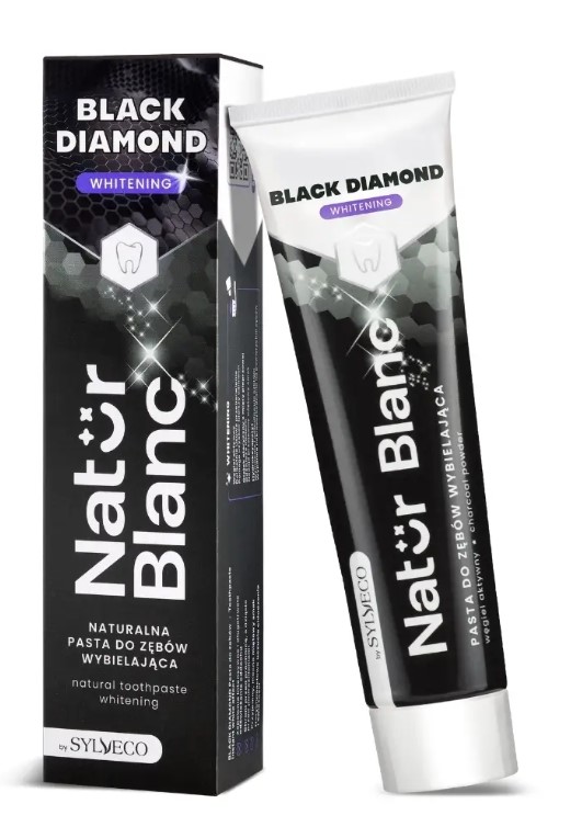 Natur Blanc Black Diamond Naturalna Wybielająca Pasta do Zębów