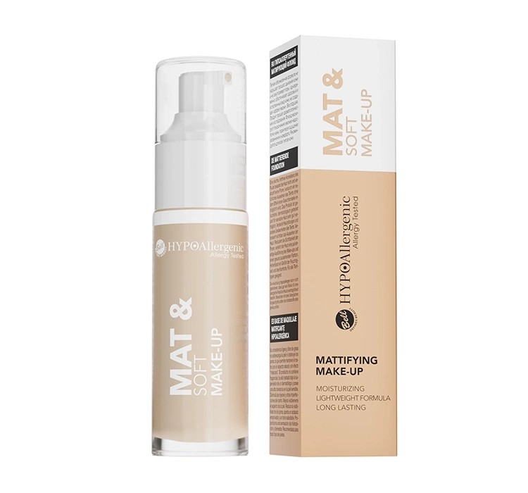 HYPOAllergenic Mat & Soft Fluid Matujący 02 Natural
