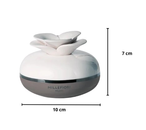 Ароматический диффузор Millefiori Milano Air Design Flower, светло-серый — фото 2