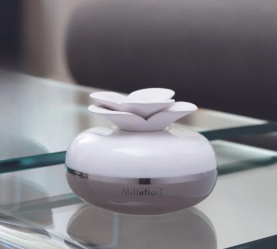 Ароматический диффузор Millefiori Milano Air Design Flower, светло-серый — фото 3
