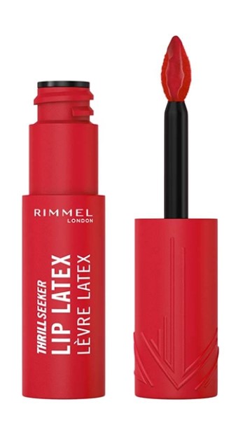Thrill Seeker Lip Latex Liquid Lipstick 400 Rimmel Red