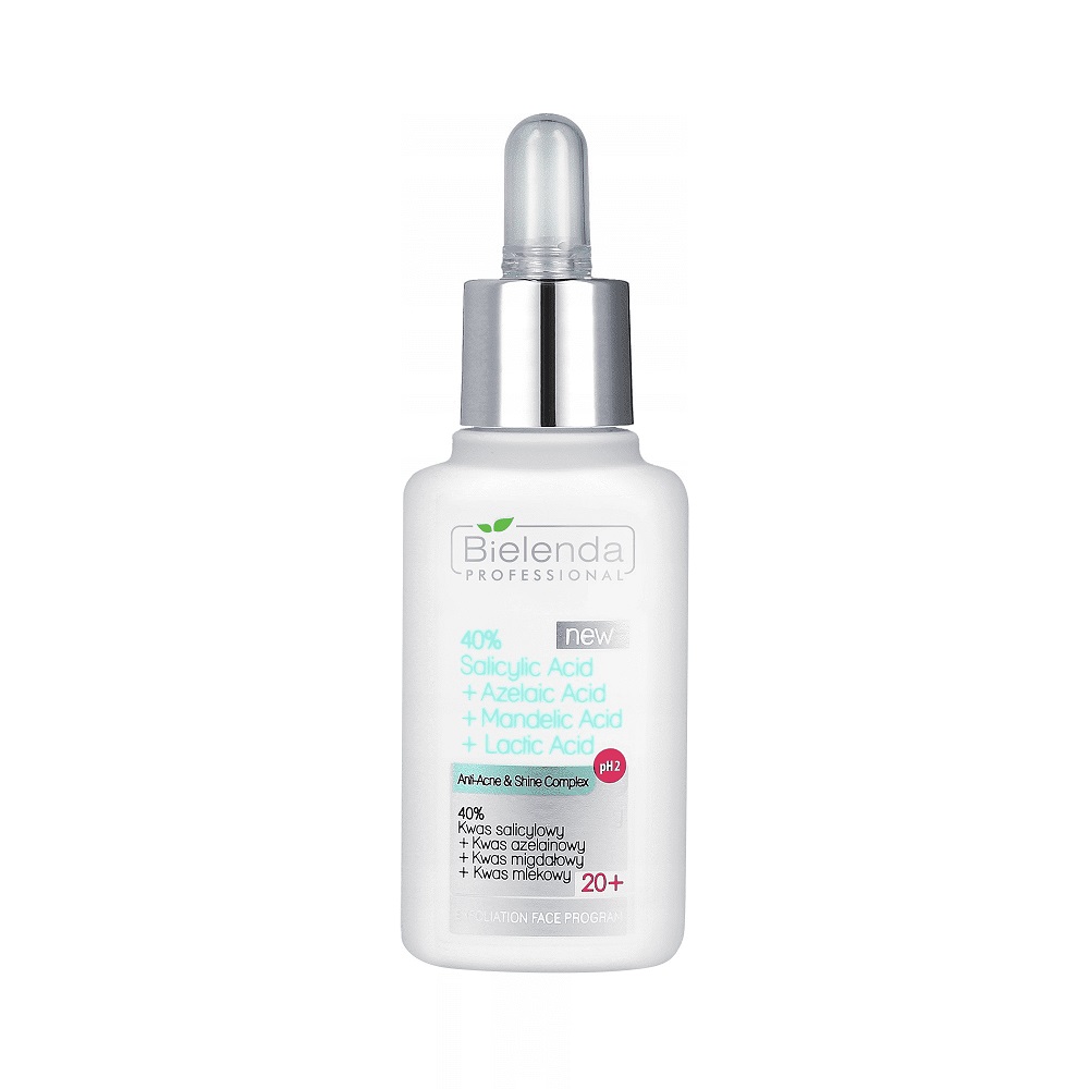40% Kwas Salicylowy + Kwas Azelainowy + Kwas Migdałowy + Kwas Mlekowy pH2