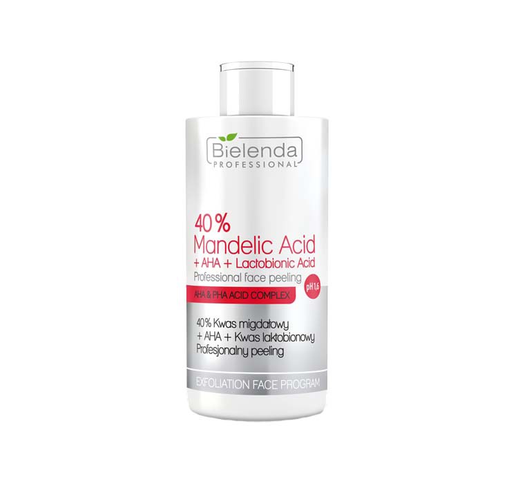 Profesjonalny Peeling 40% Kwas Migdałowy + AHA + Kwas Laktobionowy