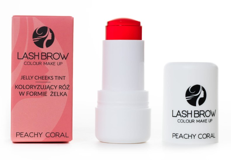 Koloryzujący Róż-Tint w Formie Żelka Peachy Coral
