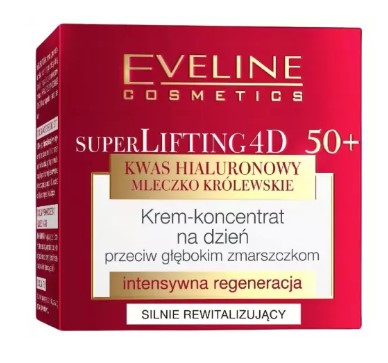 Eveline SuperLifting 4D Krem Koncentrat Intensywna Regeneracja 50+ na Dzień