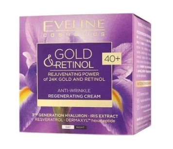 Eveline Gold & Retinol Przeciwzmarszczkowy Krem Regenerujący 40+