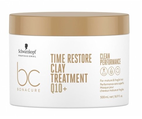 BC Time Restore Clay Treatment Q10+ Glinkowa Maska do Włosów