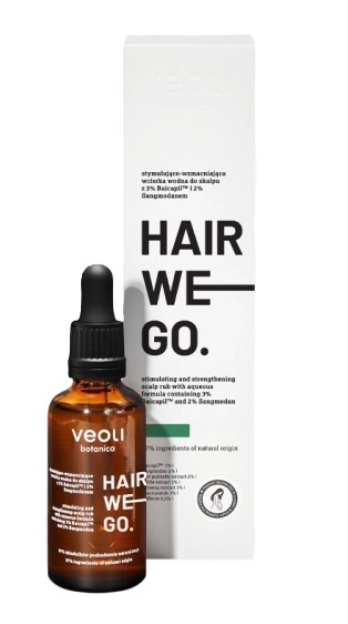 Hair We Go Stymulująco-Wzmacniająca Wcierka Wodna do Skalpu