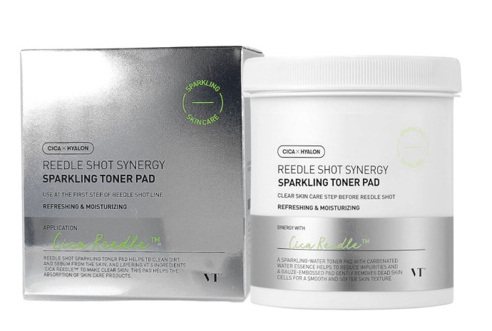 Reedle Shot Synergy Sparkling Toner Pad Tonizujące Płatki do Twarzy