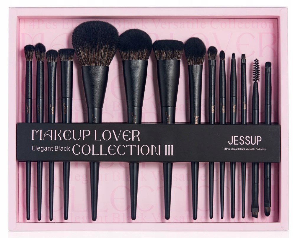 Makeup Lover Collection III Elegant Black Zestaw 14 Pędzli do Makijażu T336-G