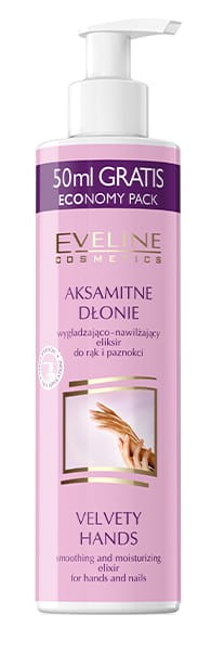 Eveline Aksamitne Dłonie Wygładzająco Nawilżający Eliksir Krem Do Rąk