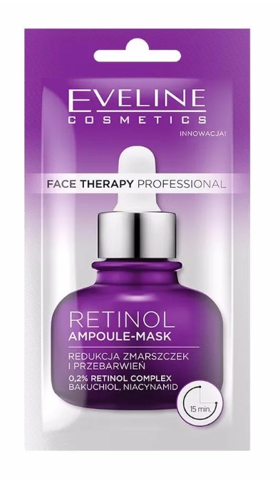 Eveline Face Therapy Professional Retinol Kremowa Maska Redukująca Zmarszczki