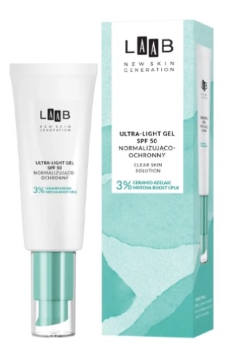 LAAB Clear Skin Solution Ultra-Light Normalizująco-Ochronny Żel SPF50